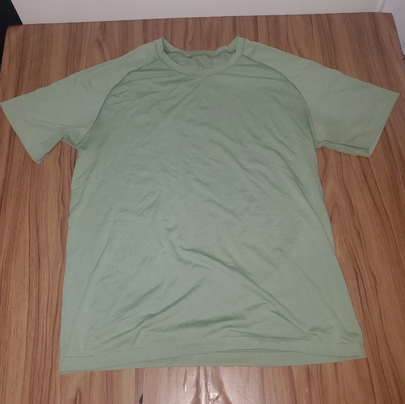 Lululemon Metal Vent Tech Short Sleeved Shirt Men's Medium Laurel Arctic Green - Picture 1 of 6